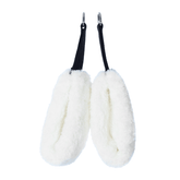 Sheepskin / Fuzzy Loops with D - ring for Leg Springs (Pair) - Legacy Pilates Apparatus®